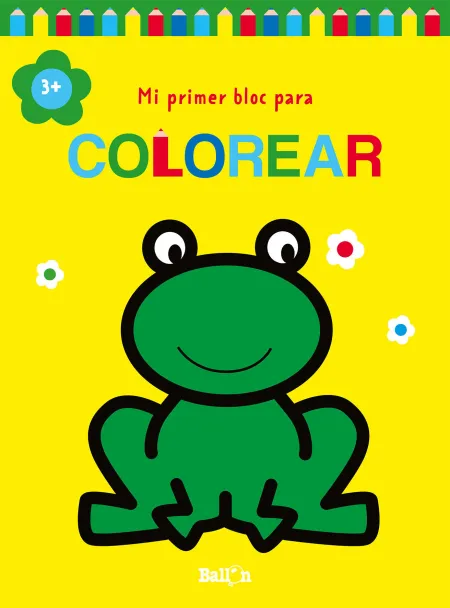 Mi Primer Bloc para Colorear Rana +3