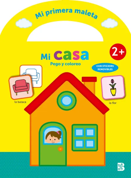 Mi Primera Maleta - Pego y Coloreo - mi Casa
