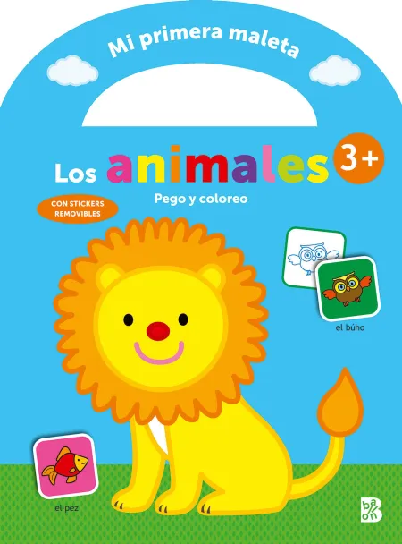 Mi Primera Maleta - Pego y Coloreo - los Animales