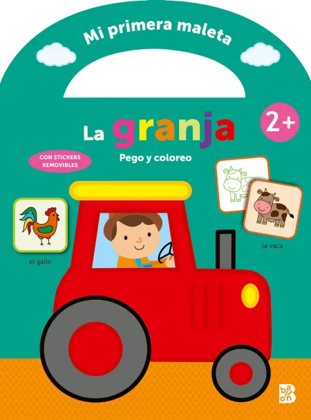 Mi Primera Maleta - Pego y Coloreo - la Granja