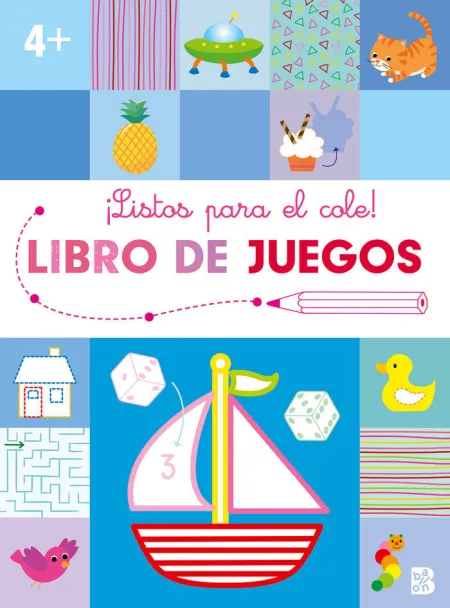 Listos para el Cole! Libro de Juegos 4 Años
