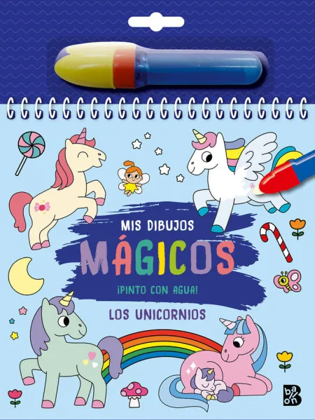 Pinto con Agua los Unicornios. Mis Dibujos Mágicos