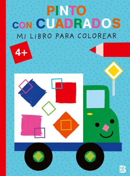 Pinto con Cuadrados. Mi Libro para Colorear