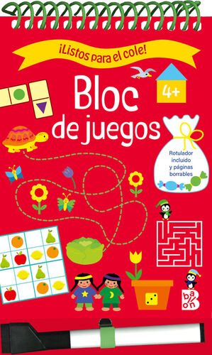 BLOC DE JUEGOS +4 LISTOS PARA EL COLE
