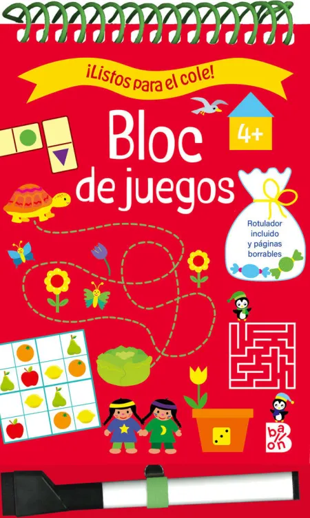 Bloc de Juegos +4 Listos para el Cole