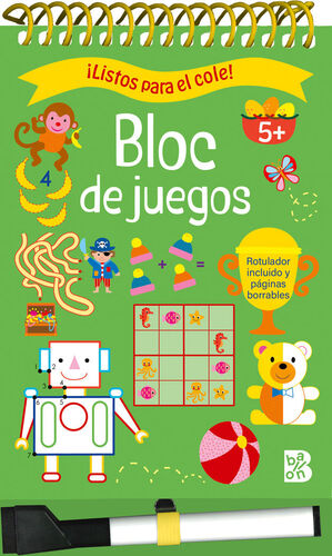 BLOC DE JUEGOS +5 LISTOS PARA EL COLE