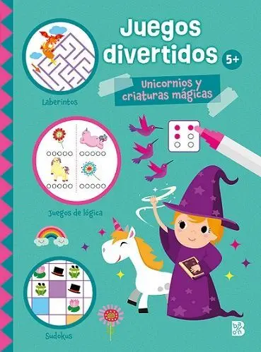 Juegos Divertidos. Unicornios y Criaturas Mágicas 5 Años