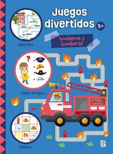 Juegos Divertidos. Bomberos y Bomberas 5 Años
