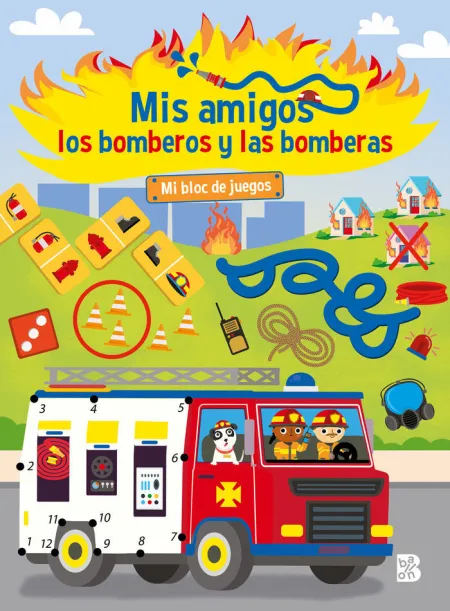Mis Amigos los Bomberos y las Bomberas. Mi Bloc de Juegos Bomberos