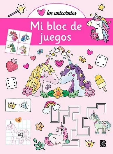 Unicornios. Mi Bloc de Juegos
