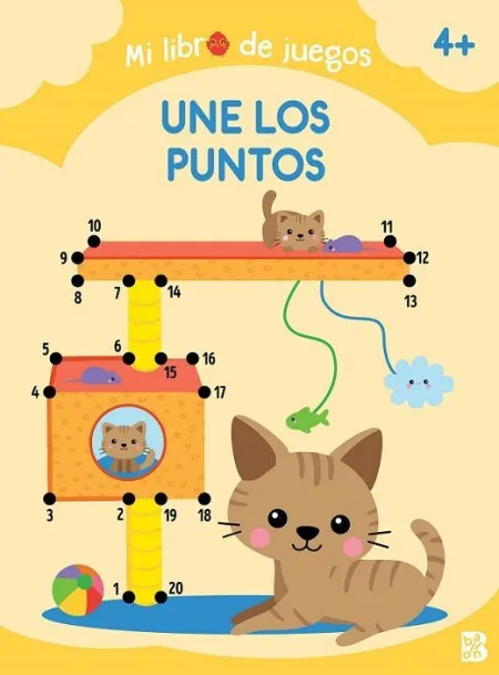 Une los Puntos. Mi Libro de Juegos 4 Años
