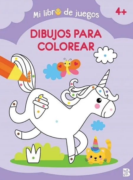 Dibujos para Colorear. Mi Libro de Juegos 4 Años