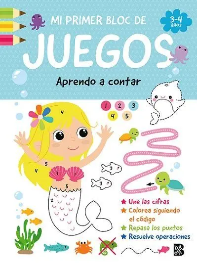 Mi Primer Bloc de Juegos. Aprendo a Contar 3-4 Años