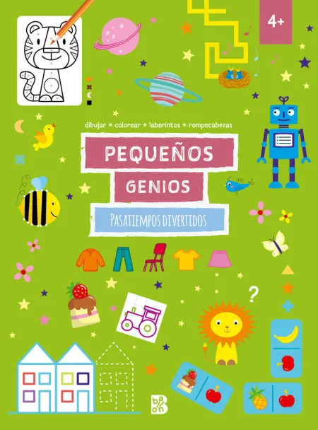 Pequeños Genios. Pasatiempos Divertidos +4