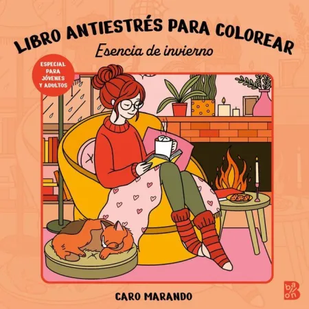 Libro Antiestrés para Colorear. Esencia de Invierno