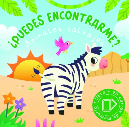Animales Salvajes. Puedes Encontrarme? (Libro+20 Cartas)