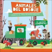 Animales del Bosque. Libro + Tren-Rompecabezas