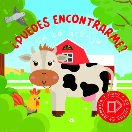Puedes Encontrarme? en la Granja (Libro + 20 Cartas)