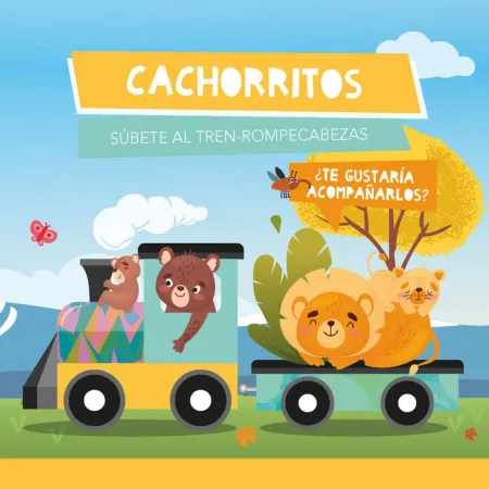 Cachorritos. Libro + Puzle Extra Grande (Caja)