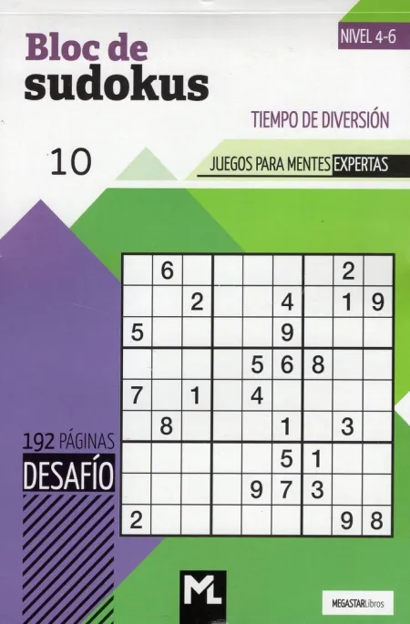 Bloc de Sudokus 10 (