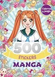 500 Stickers Manga. Colorea y Juega