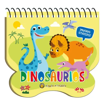 Dinosaurios. Colorea y Pega