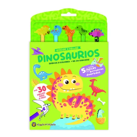 Dinosaurios. Dibuja y Colorea + de 30 Dibujos