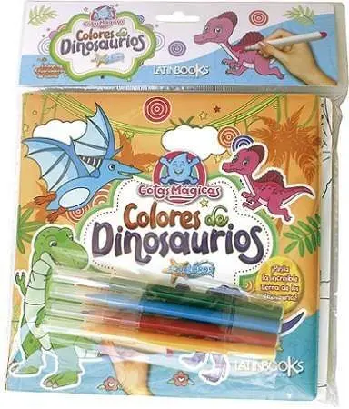 Colores de Dinosaurios. Gotas Mágicas