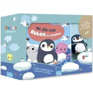 Un Dia con Ruben el Pingüino - Libro Baño