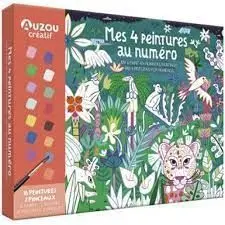 Mis 4 Pinturas por Número. Mes 4 Peintures Au Numéro (Caja)