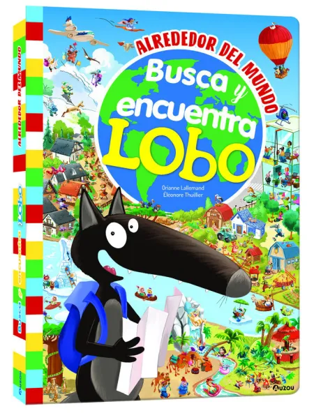 Busca y Encuentra Lobo. Alrededor del Mundo