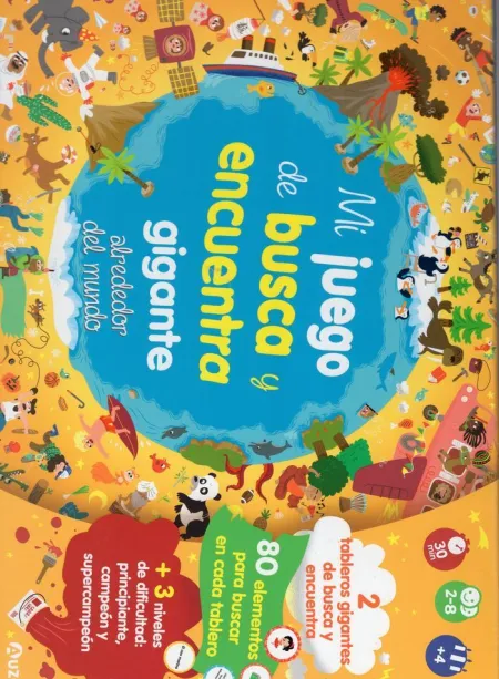 Mi Juego de Busca y Encuentra Gigante Alrededor del Mundo (Caja)