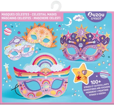 Máscaras Celestes. 90 Pedrerías y Pegatinas