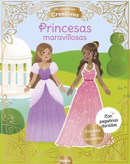 500 Pegatinas Creativas: Princesas Maravillosas