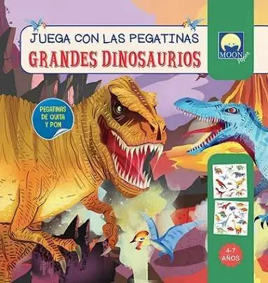 Grandes Dinosaurios. Juega con las Pegatinas