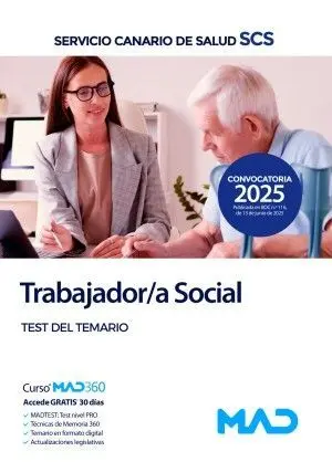 Trabajador/A Social. Test. Servicio Canario de Salud