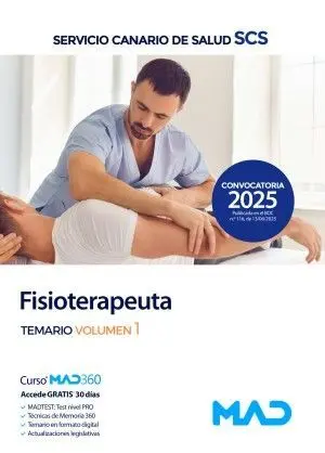 Fisioterapeuta. Temario Vol. 1 Servicio Canario de Salud