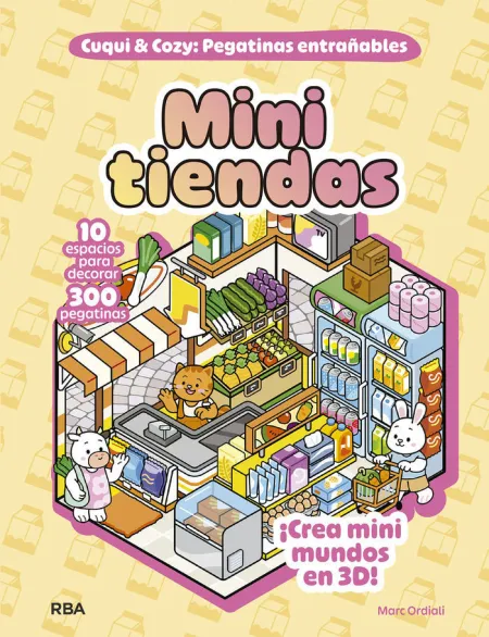 Cuqui & Cozy. Mini Tiendas. Pegatinas Entrañables