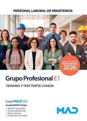 Grupo Profesional E1. Personal Laboral de Ministerios