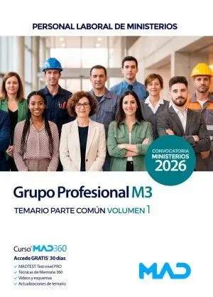 Grupo Profesional M3. Personal Laboral de Ministerios