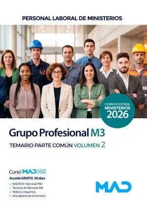 Grupo Profesional M3. Personal Laboral de Ministerios