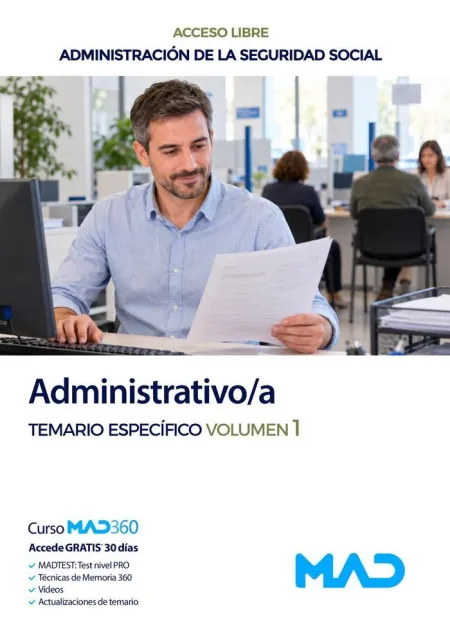 Administrativo/A. Administración de la Seguridad Social. Temario Específico 1