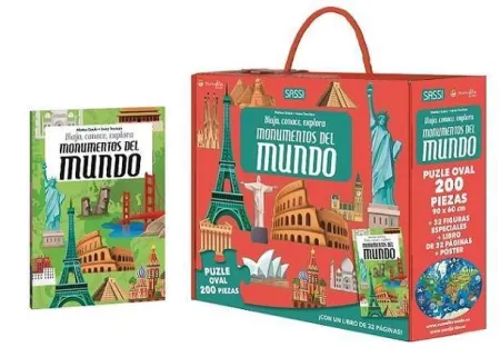 Monumentos del Mundo (Puzle Oval 200 Piezas)