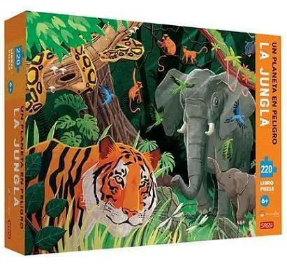 La Jungla. Libro Puzle 220 Piezas