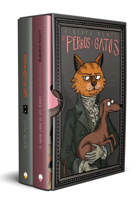 Estuche de Perros y Gatos: Solo Necesito un Gato... Para Conquistar el Mundo + el Gran Libro de los Perros (Según mi Gato)