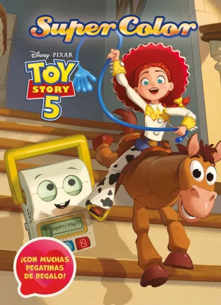 Toy Story 5. Supercolor con Pegatinas