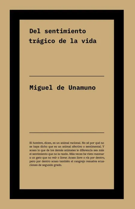 Del Sentimiento Trágico de la Vida