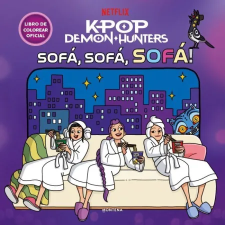 Kpop Demon Hunters - Sofá, Sofá, Sofá! Libro Oficial para Colorear