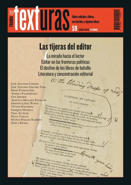 Trama & Texturas 59: las Tijeras del Editor