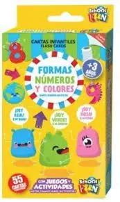 Formas Numeros y Colores - Cartas Infantiles